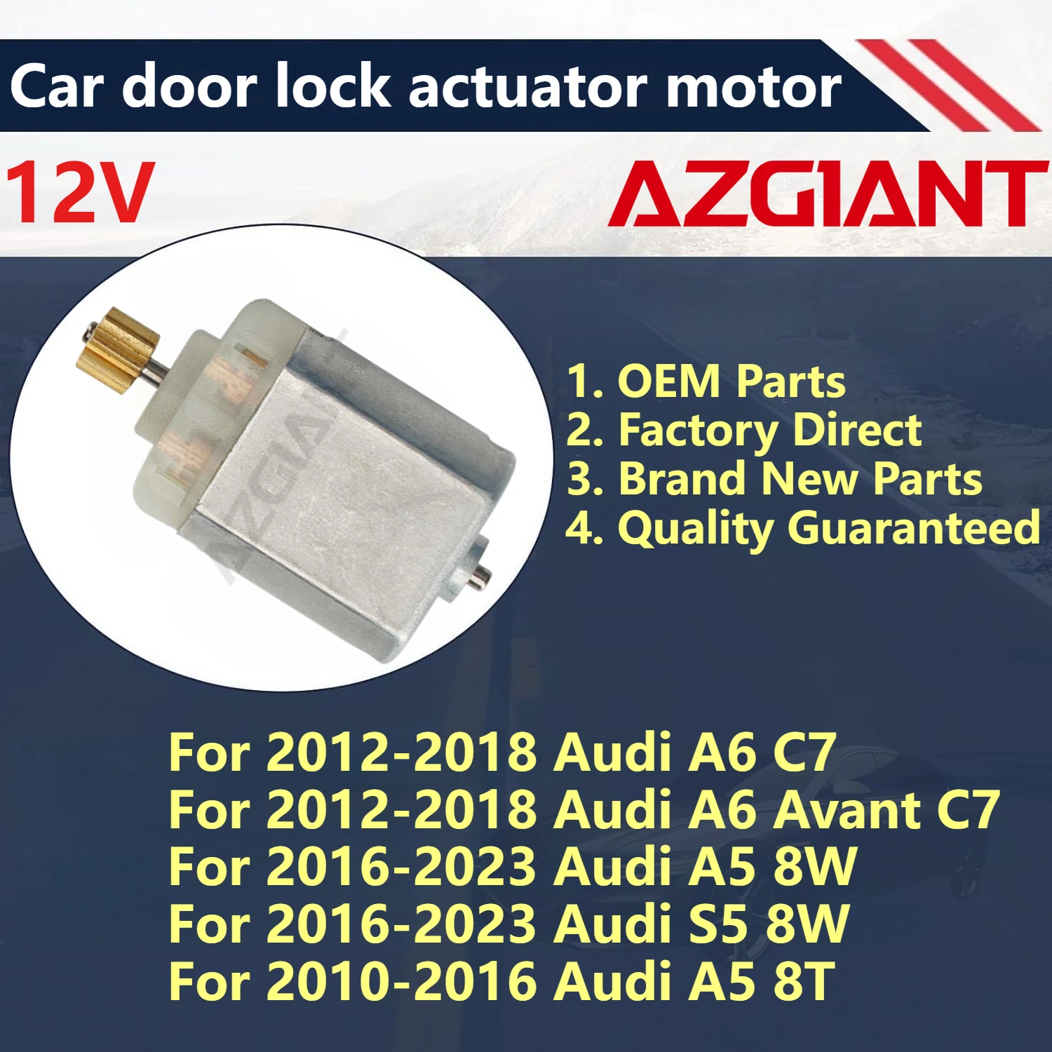 

Azgiant Car door lock motor For Audi RS5 2010-2016/RS4 Avant 2013-2016/A7 4G8 2010-2019/A6 C7 2012-2018 Brand new parts OEM