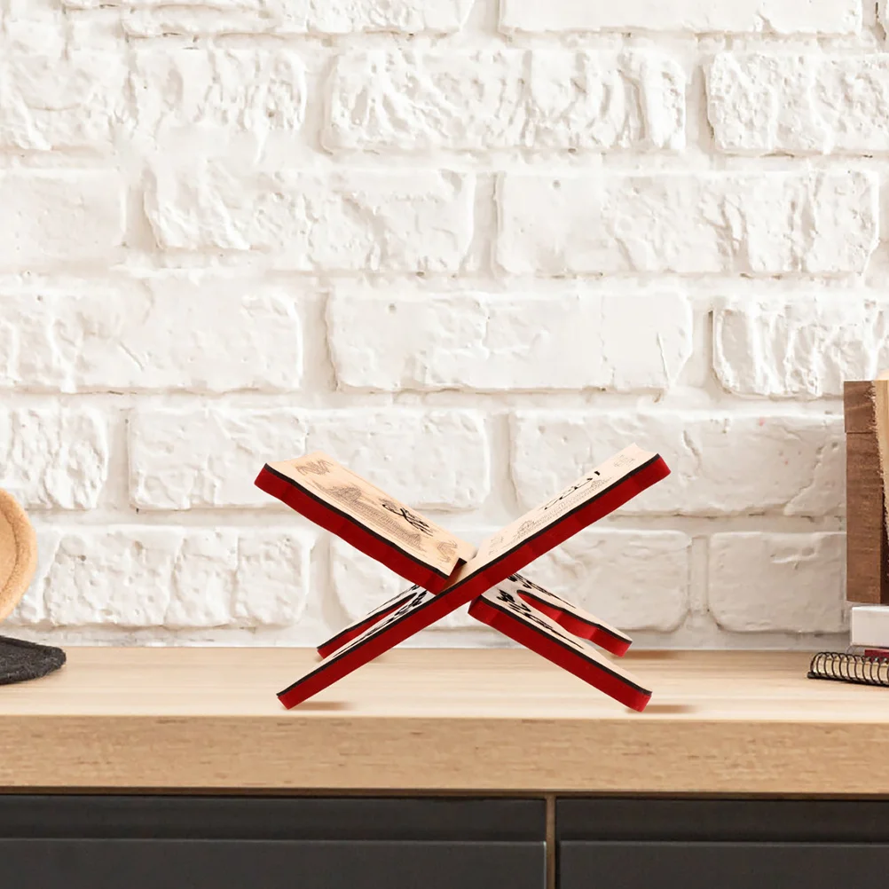 

2Pcs Wooden Quran Holder Classic Elegant Compact Reading Desk Rack Book Stand for Quran Prayer Book Rack Wood Desktop Bookshelf