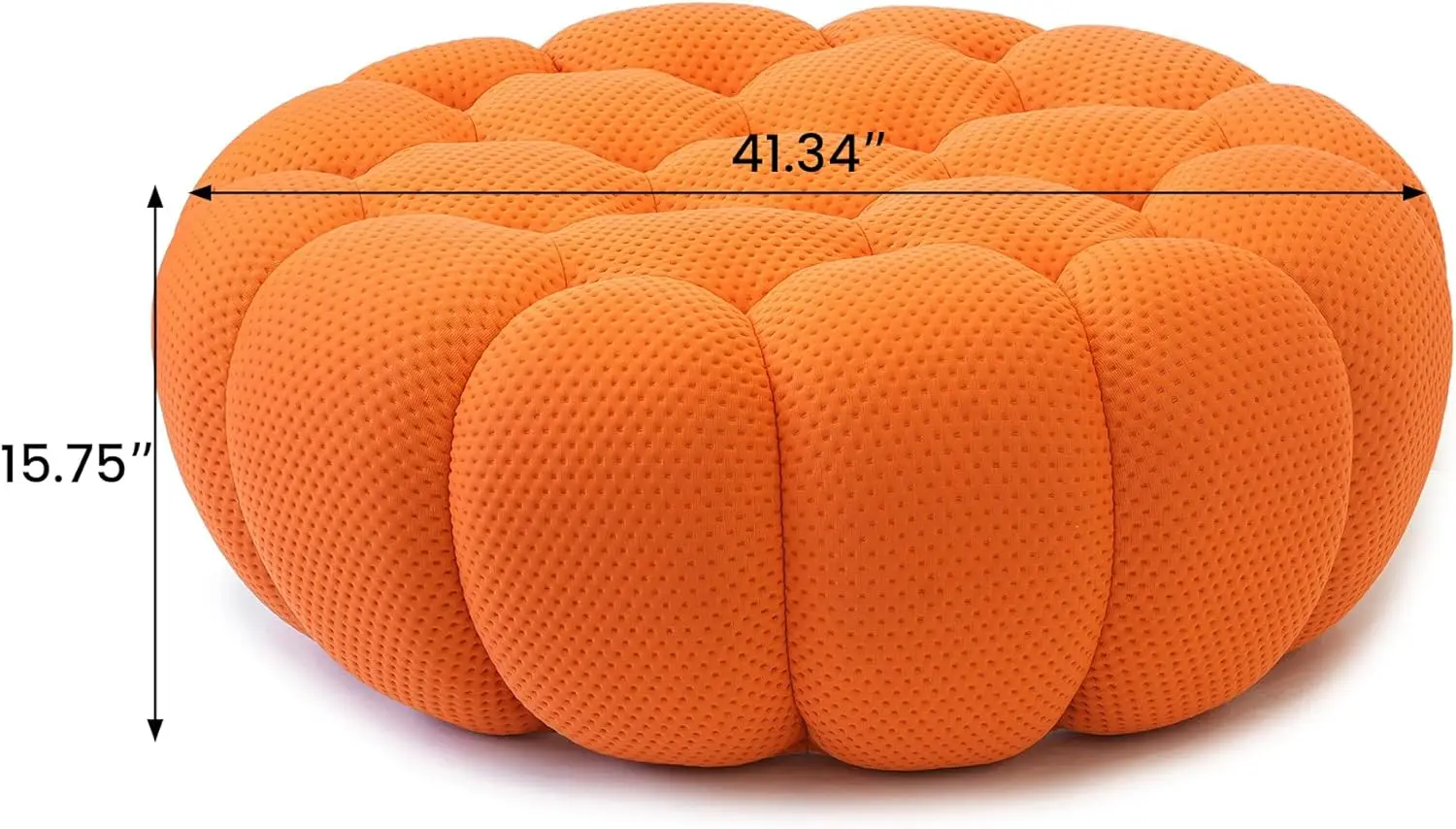 Bubble Sofa Couch, Modern Mesh Fabric Lazy Floor Couch Ottoman, Oversized Single Lazy Sofa, 3D Honeycomb Shape Curved Couch For