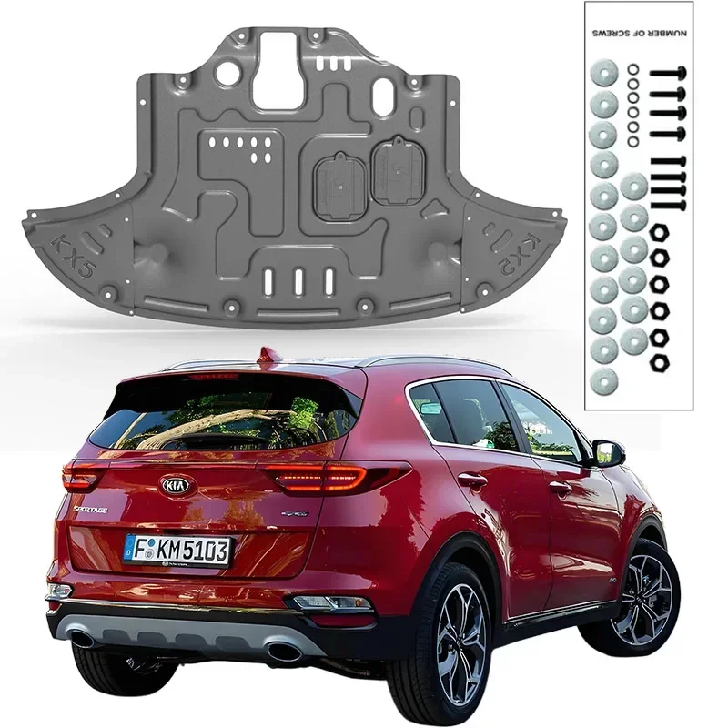 Higher Quality Alloy Under Engine Guard Mudguard Board Splash Shield Mud Fender Plate Panel For KIA KX5 2016-2021 2.0L 1.6L