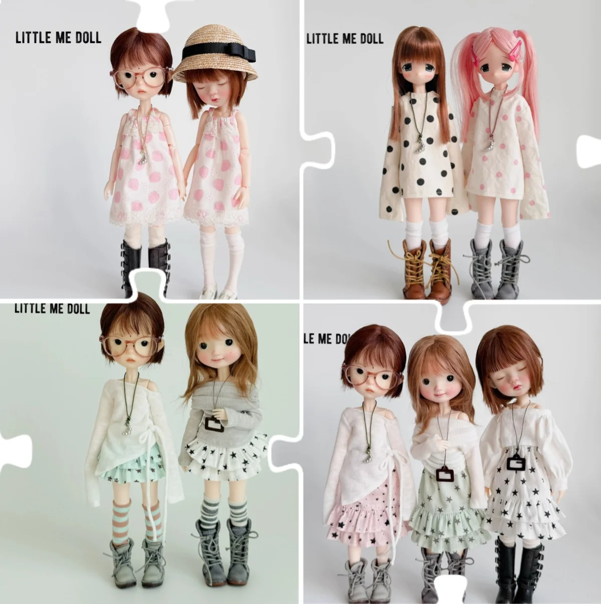 

【No Figure】Handmade Female Doll's Clothing Accessories Lace Straps Flounced Skirt Fit Action Figure Model For Azone Ob22 Blyth