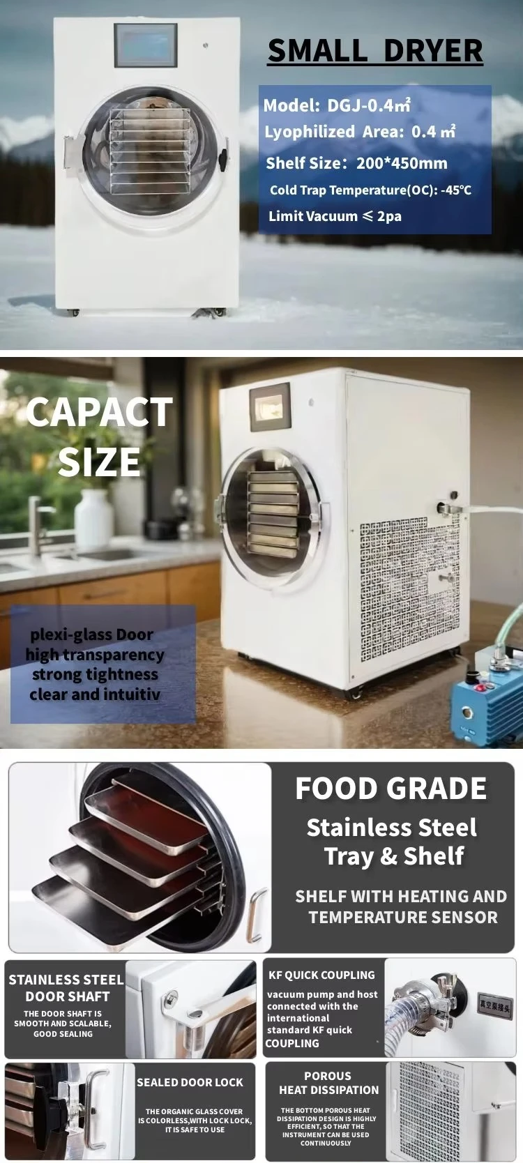 Commerciële industriële mini-v - Commercial Food Dehydrator recensie en prijs