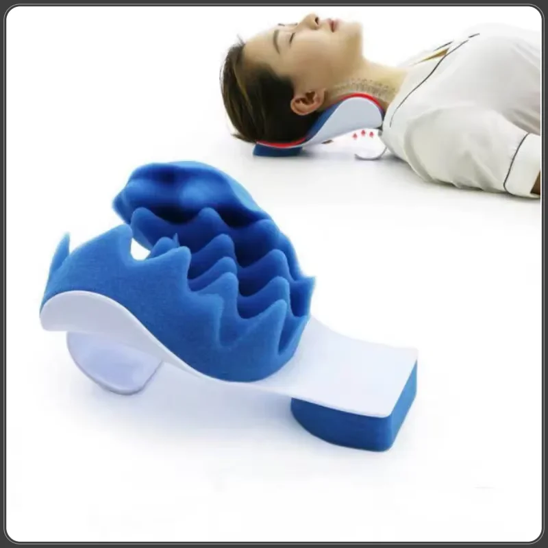 Relaxed Neck Support Pillow Tension Reliever  Massager Head Neck Shoulder Relax Muscle Tension Relieves Tightness Soreness Tool