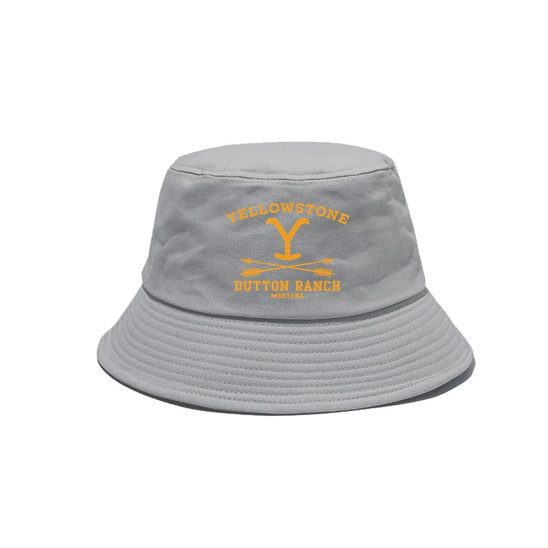 Yellowstone Dutton Ranch Bucket Hats Cool Women Men Yellowstone Panama Caps Summer Outdoor Bob Hat MZ-294