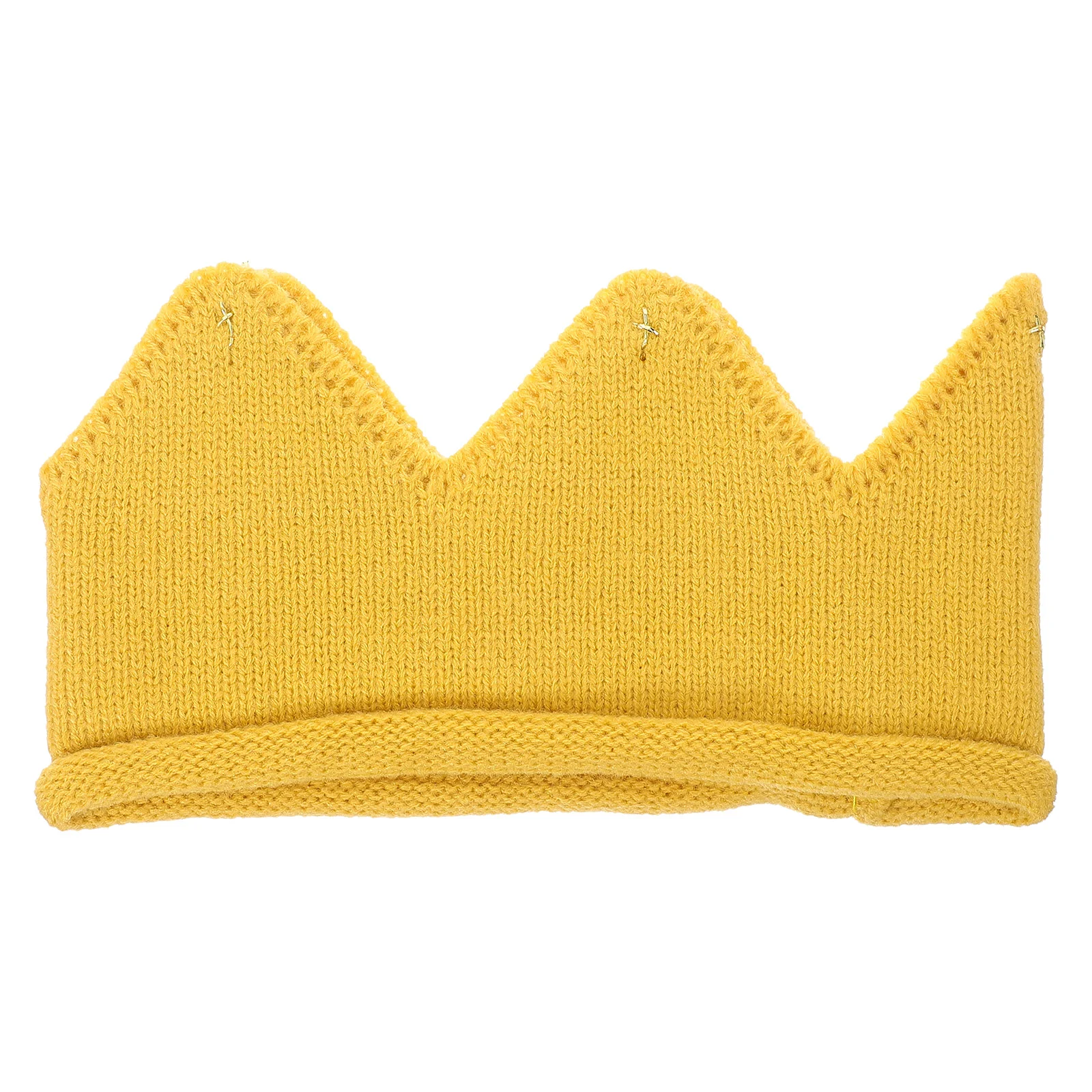 Toddler Crown Yellow Beanie Kids Bonnets for Babies Baby Boy Hats Knit Knitted Summer