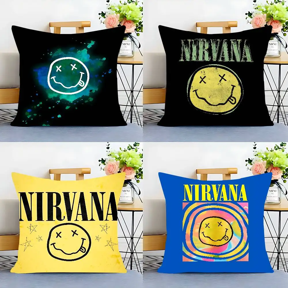 

Чехол для подушки с логотипом N-NirvanaS, наволочка для обивки дивана, подушка для домашнего декора, наволочки
