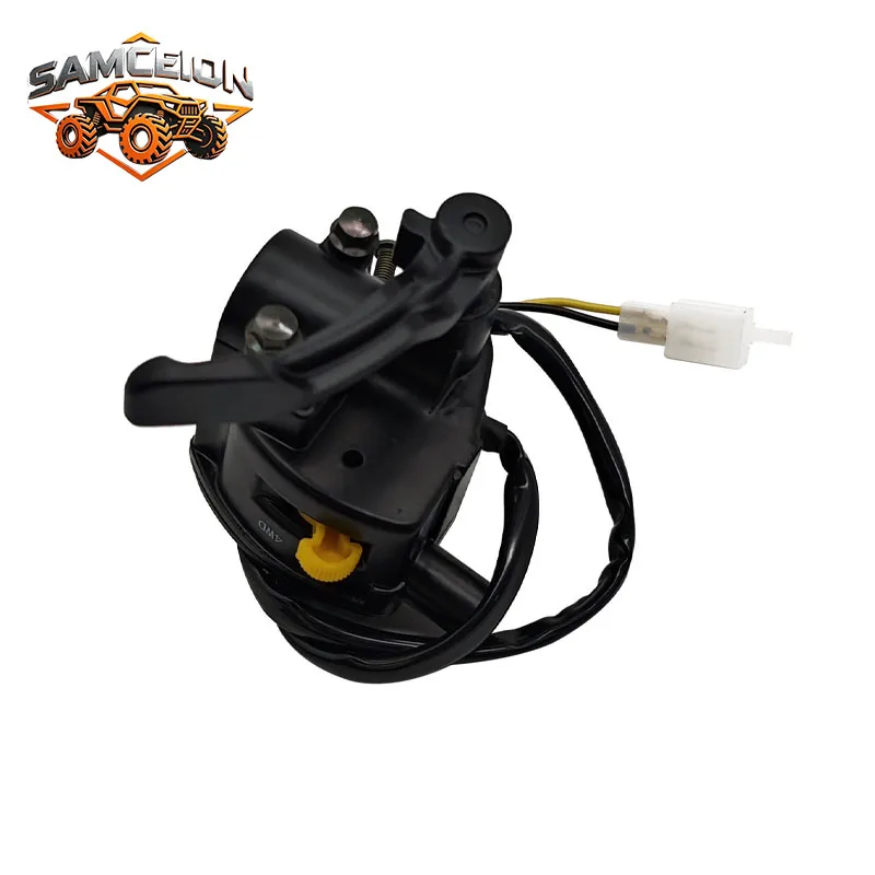 Throttle Control(WITH 2WD/4WD SWITCH) - Steering Shaft For Linhai 260 300 ATV Stels ATV 300B Buyang 300 P/N:20109B 20109A