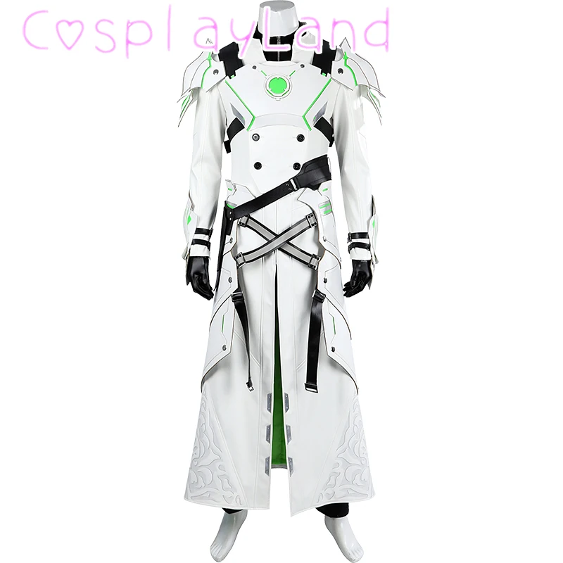 Disfraz de Cosplay FF7 Ever Crisis Sephiroth, abrigo de cuero Fantasy VII con accesorios, conjunto completo de traje para hombre, traje de Halloween y Navidad