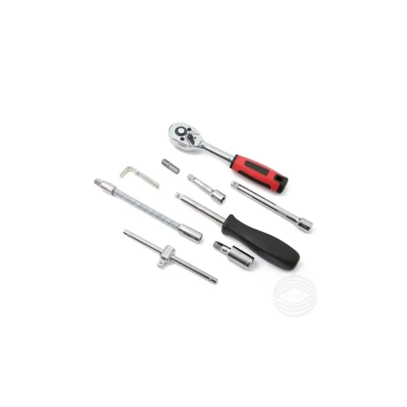 

46PCS Metric Socket Sleeve Ratchet Wrench Set with Extensions for Car Maintenance