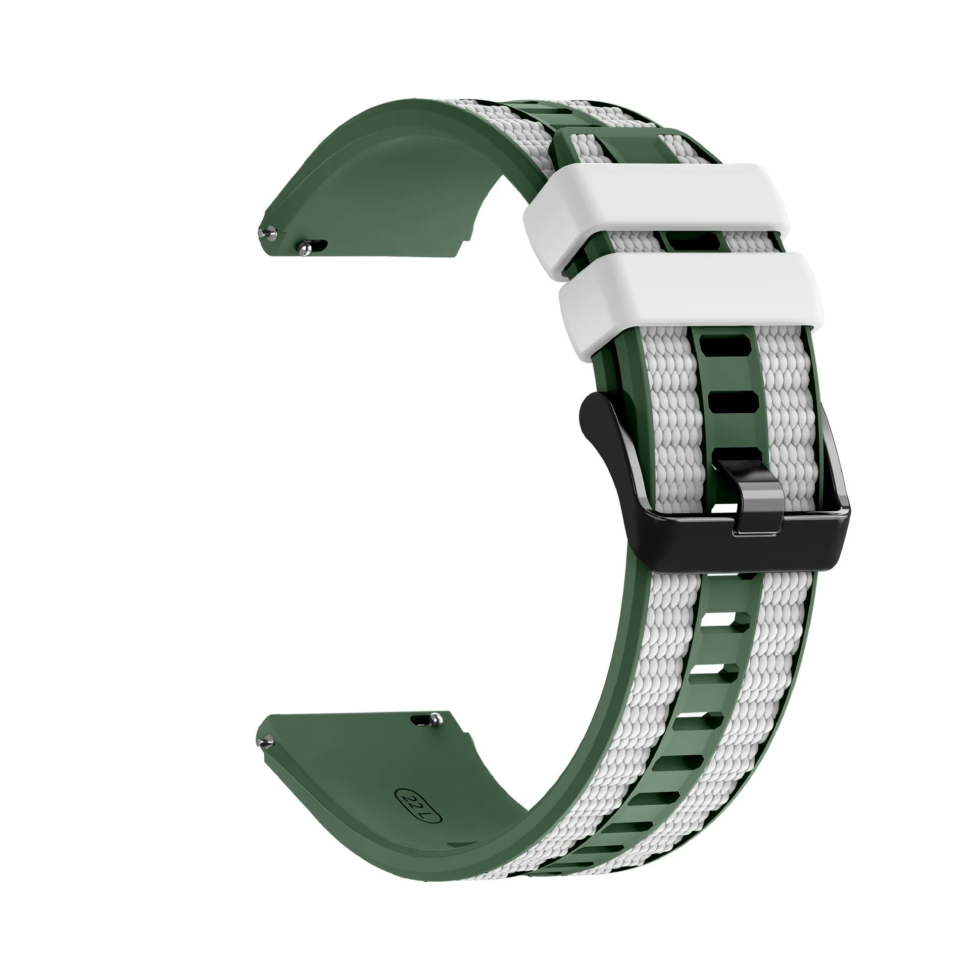 22mm Silicone Strap for Garmin Forerunner 970 965 955 570 47mm Sport Wristband for Garmin Venu 4 3 45mm/Huawei GT6 5 4 46mm Band