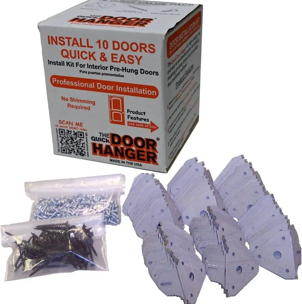 

Полный комплект для установки безпроблемной двери с запатентованным кронштейном, упаковка из 10 шт.