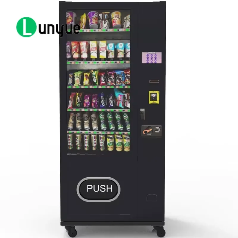 Small Automatic Coin Operated Vending Machine for Snacks and Drinks Medium Large Capacity Hot Sale Self Service Retail