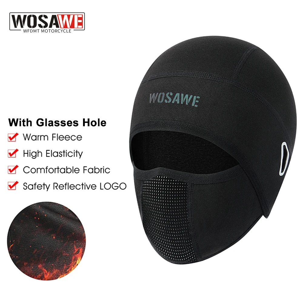 WOSAWE Motocross Balaclava Face Mask Winter Windproof UV Protector Lightweight Motorcycle Snowboard Ski Scarf for Men/Women