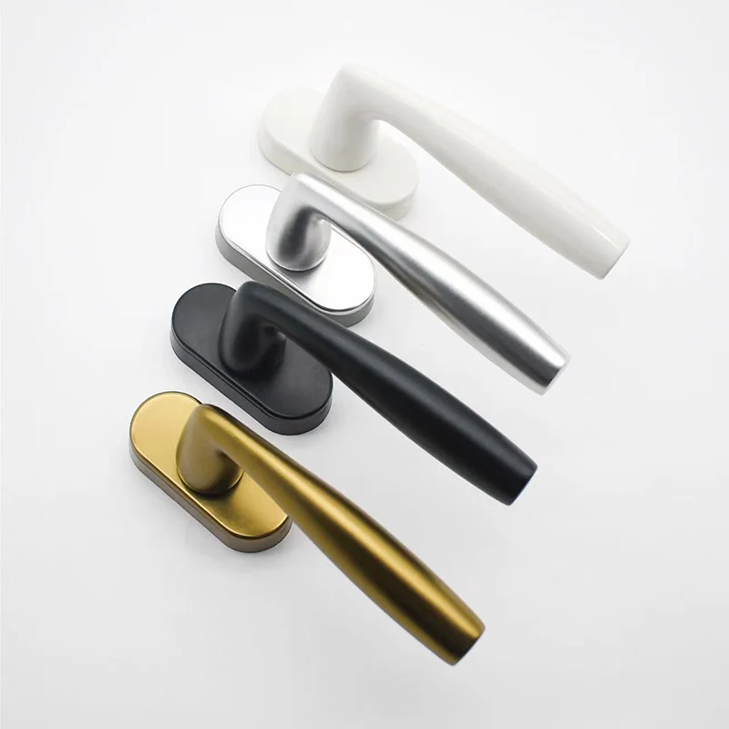 1PCS 515 Vintage Retro Broken Bridge Aluminum Doors And Windows  Aluminum Alloy Square Axis Handle Casement Window Handle