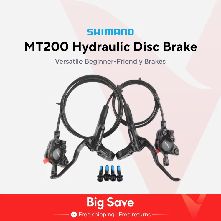 Original Shimano MT200 MT201 M315 MTB Mountain Bike Hydraulic Disc Brake MT200 Brakes 2 Piston 3 Finger Steel Lever BL-MT200