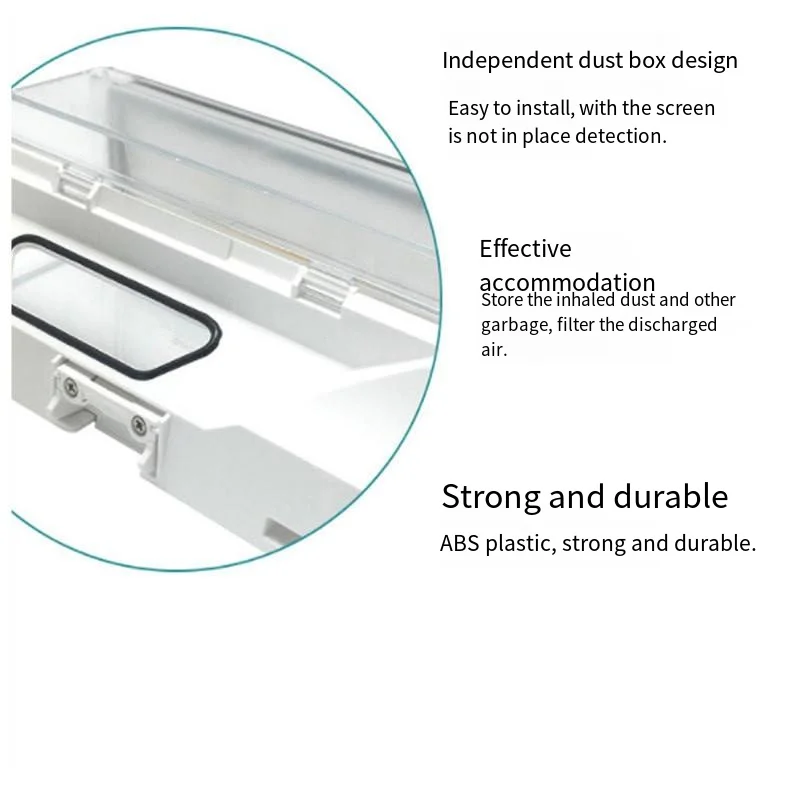 Dust Box For Xiaomi Roborock S5 S50 S51 S52 S55 S6 T6 Vacuum Cleaner Accessories Parts Dust Bin Box HEPA Filter Replacement Kits