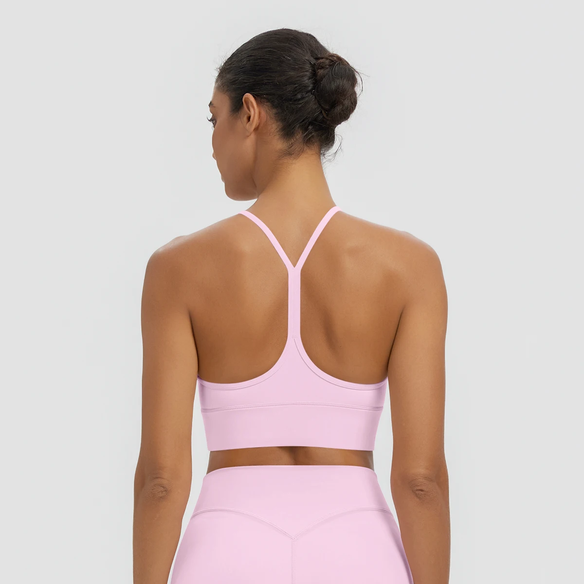 Sexy Beautiful Back Y-shaped Yoga Bra for Women's Gym Breathable Shockproof Workout Top Yoga Underwear with Chest Pad