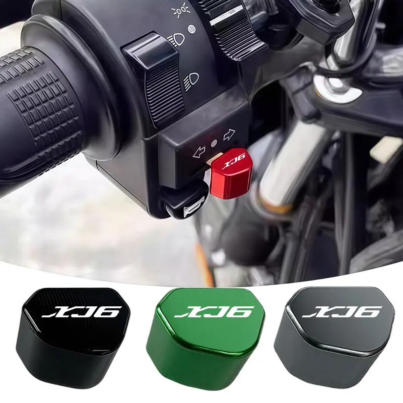 

For Yamaha XJ6 XJ6F XJ6N DIVERSION 2010 2011 212 2013 2014 Motorcycle metal accessories, turn signal switch cap, keycap