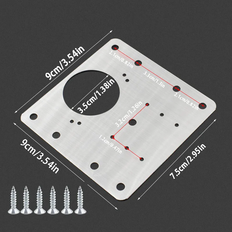 4/10PCS Stainless Steel Cabinet Concealed Hinges with Screws Hinges Damper Buffer Soft Close Quiet Wardrobe Door view 5