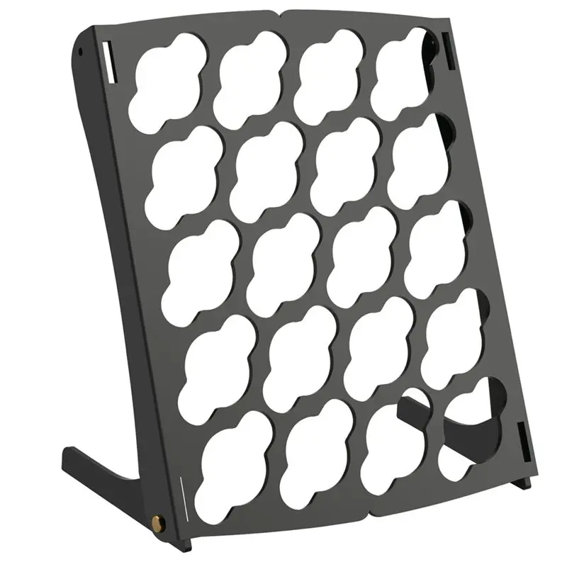 

[NEW!A93G】 For K-Cup Holder Coffee Pod Storage Organizer Stand, 20 Cup Pods For Counter Coffee Bar Office Black