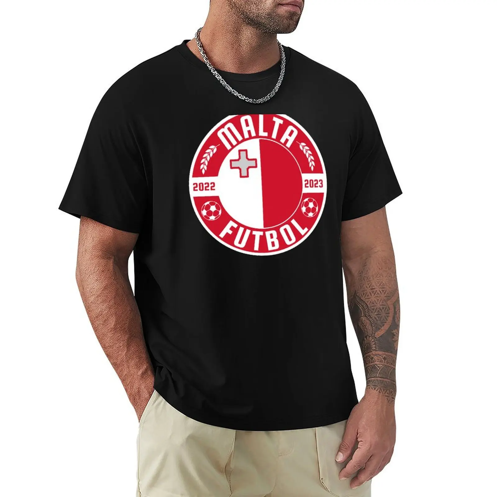

Malta Football T-Shirt Work Wear Short Sleeve T-Shirt
