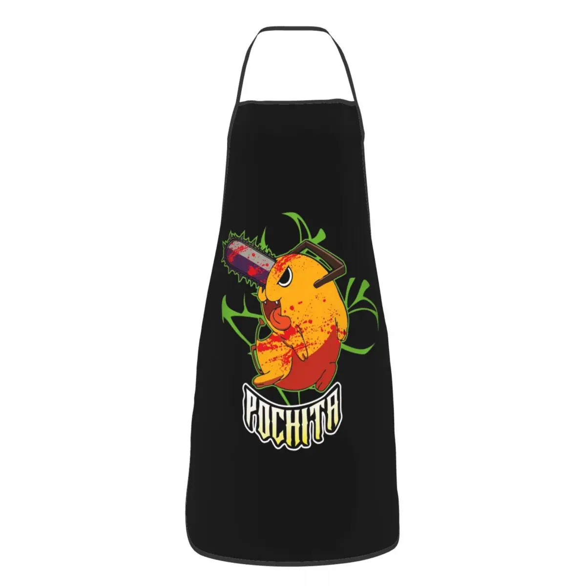 Pochita Ramen Chainsaw Man Anime Aprons Chef Cooking Tablier Waterproof Bib Kitchen Cleaning Pinafore for Women Men Gardening