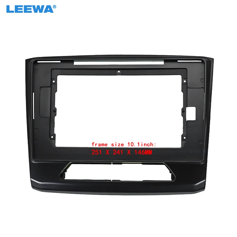 

LEEWA Car Audio 10.1" Big Screen Face Plate Fascia Frame For Wuling Rongguang Xinka Stereo Panel Dash Mount Refitting Kit