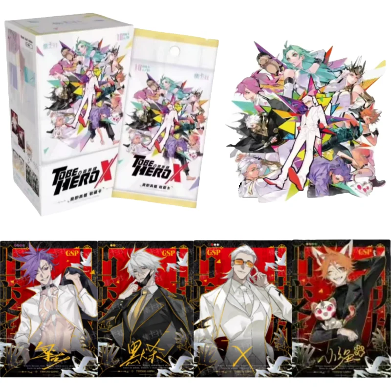 

2025 New Official Genuine Anime Convex Hero Second Bullet My Hero Collection Card Series Children's Toys