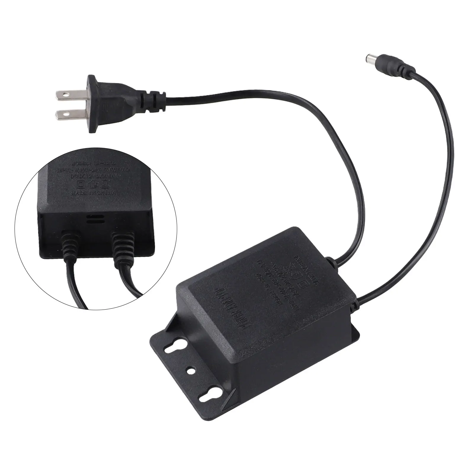 Continuous Power Supply CCTV Camera Adapter Home Security Reliable Power Source Versatile Compatibility Easy To Install