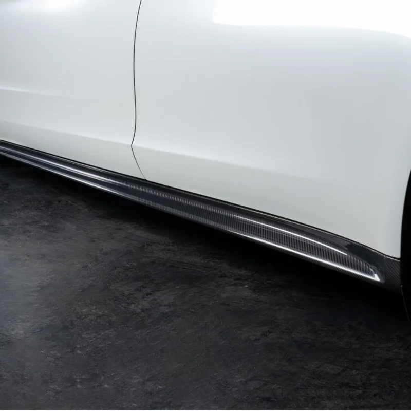 

Suitable 17-23 971SD Dry Carbon Carbon Fiber Long Axle Side Skirts