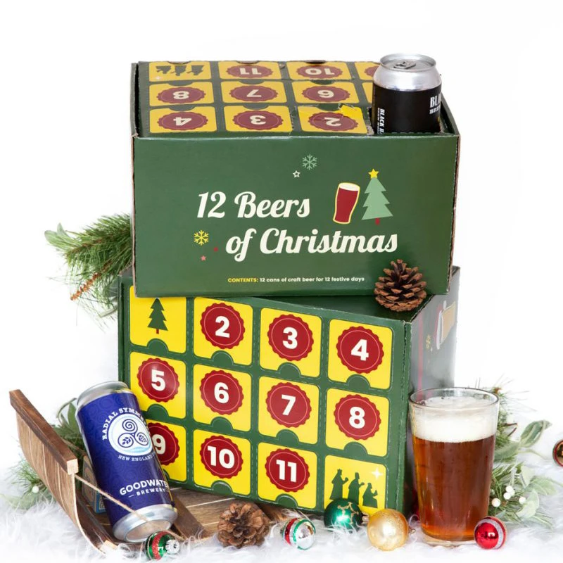 Customization.Luxury Packaging Advent Calendar Box 10 Days Ramadan Blank Wine Advent Calender