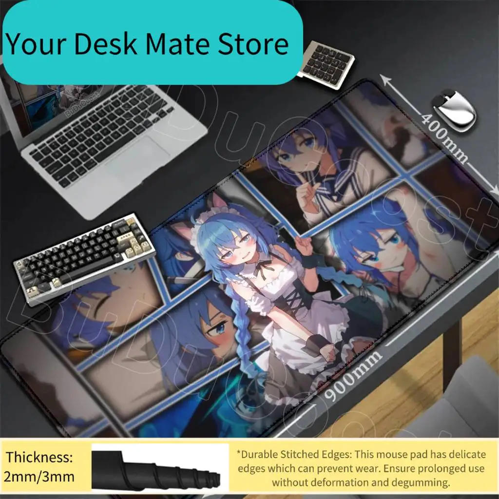 

Коврик для мыши Mushoku Tensei (Бездарный перерожденец) с изображением Рохси, XXL, игровой, противоскользящий, резиновый, для компьютера, клавиатуры, стола