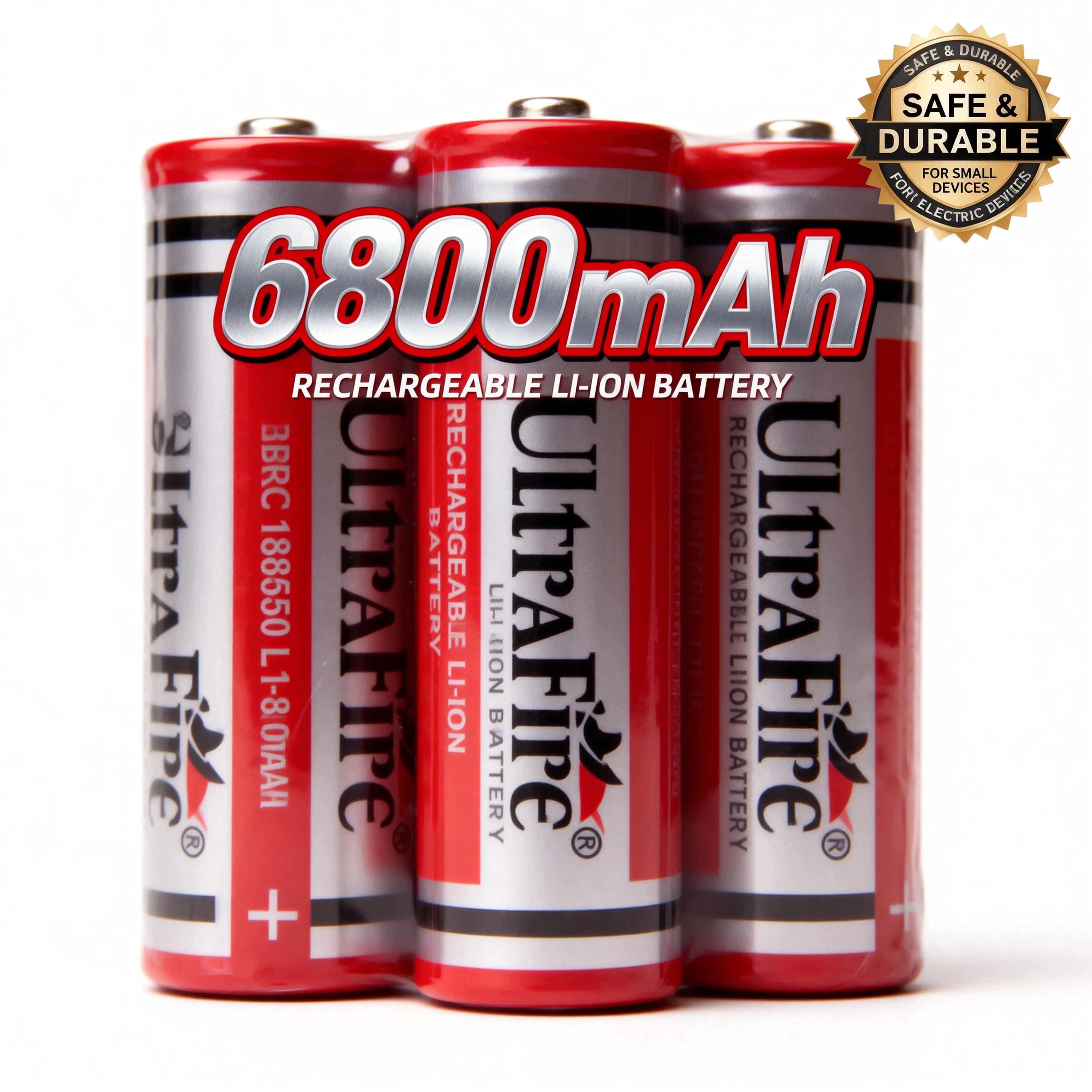 

3.7V 18650 6800mAh Original Cell Explosion-proof Lithium Battery for LED Flashlight Laser