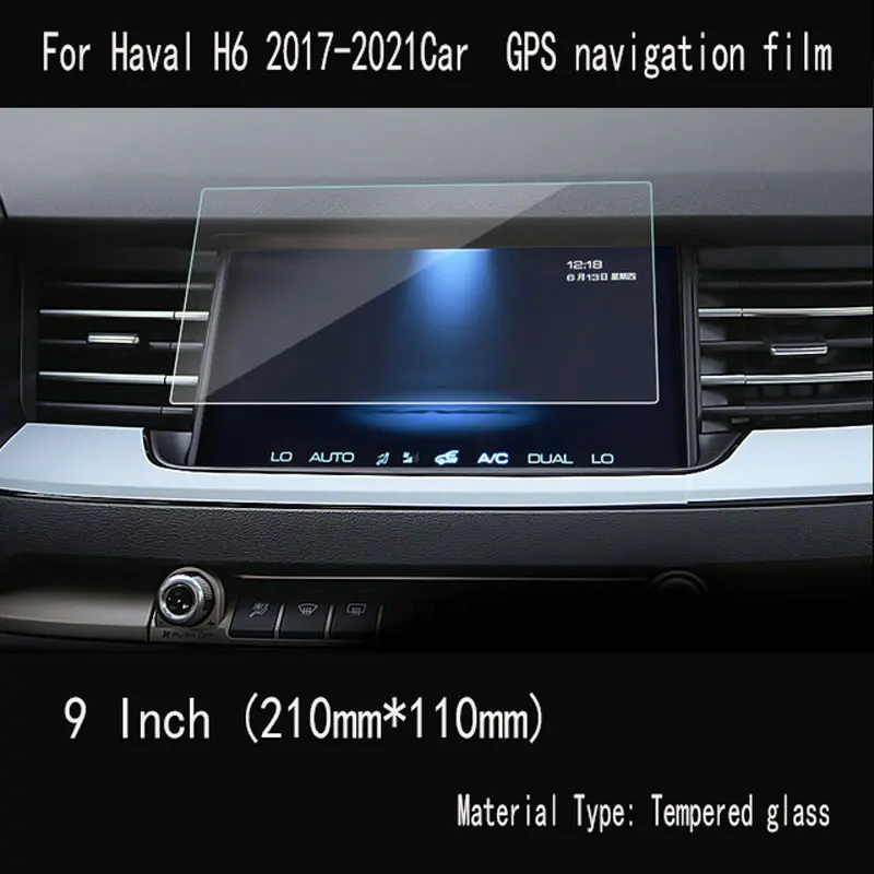 For Haval H6 2017-2021 Car GPS navigation film LCD screen Tempered glass protective film Anti-scratch Film Interior Accessories