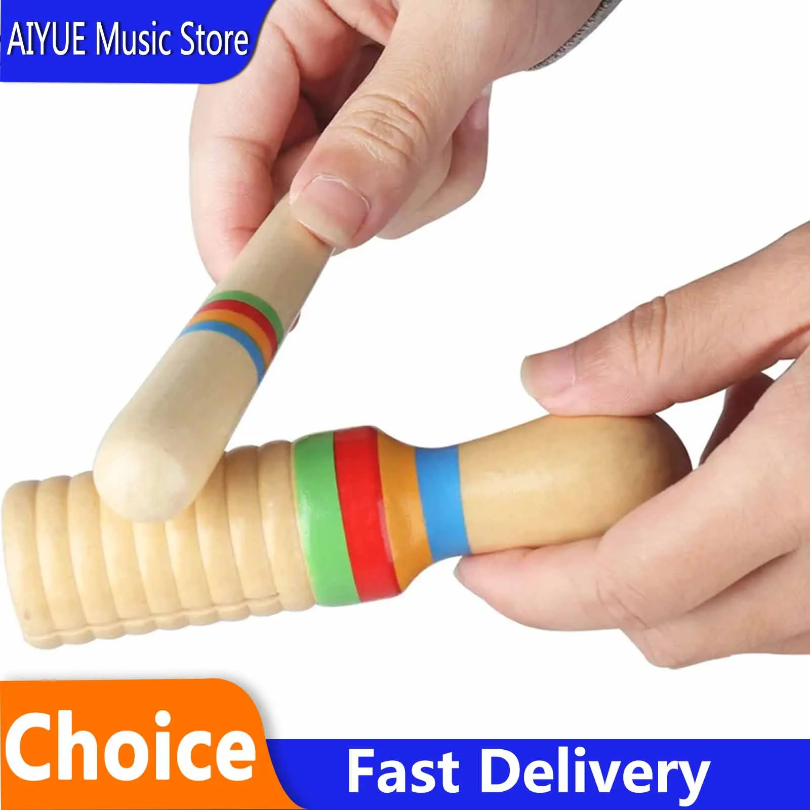 IRIN Single Ringing Drum Orff Wooden Small Single-Threaded Ring Cylinder Kids Gifts Educational Percussion Instrument
