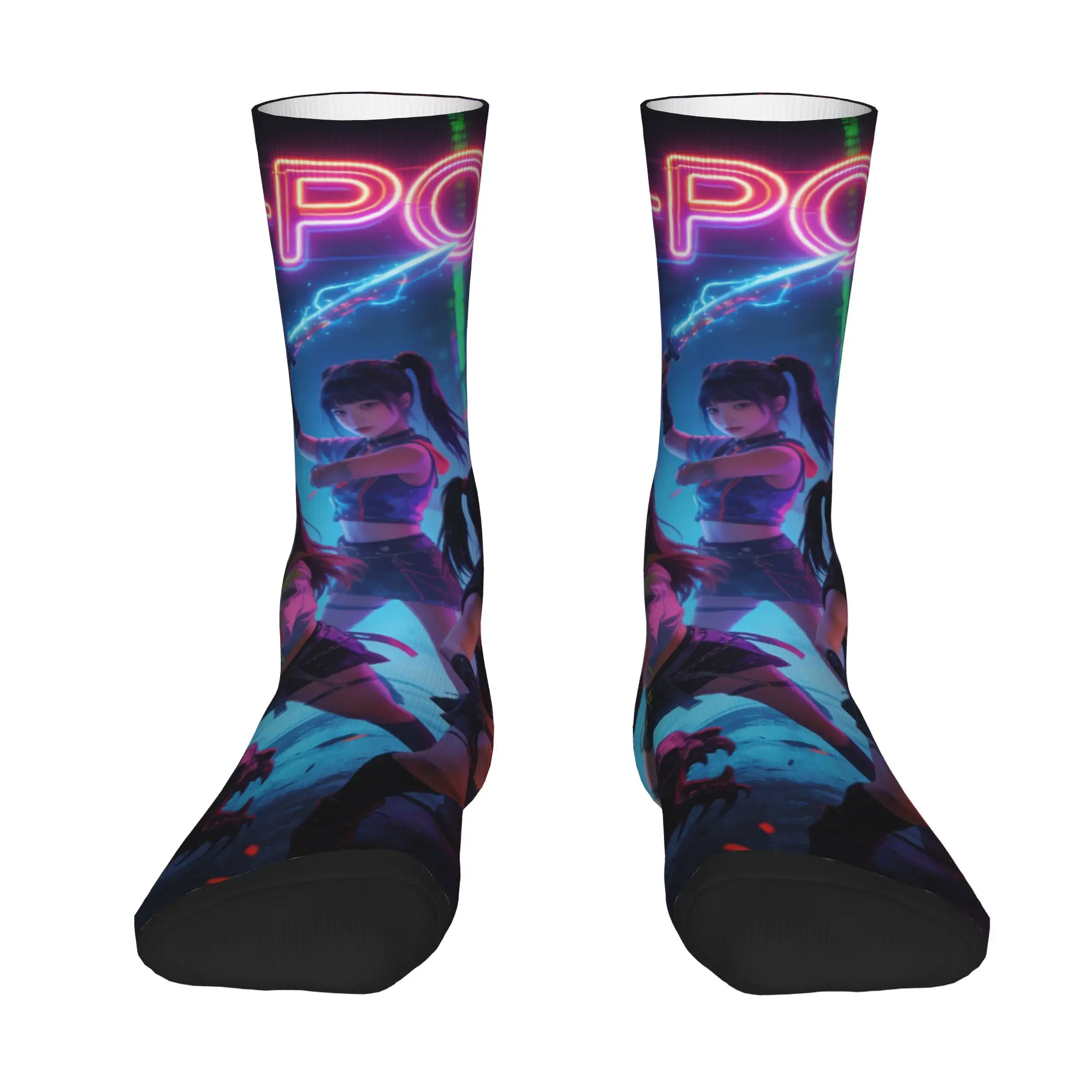 Funny Sock  K POP 41 Harajuku Quality Pattern Printed Men Socks Novelty Men's Socks