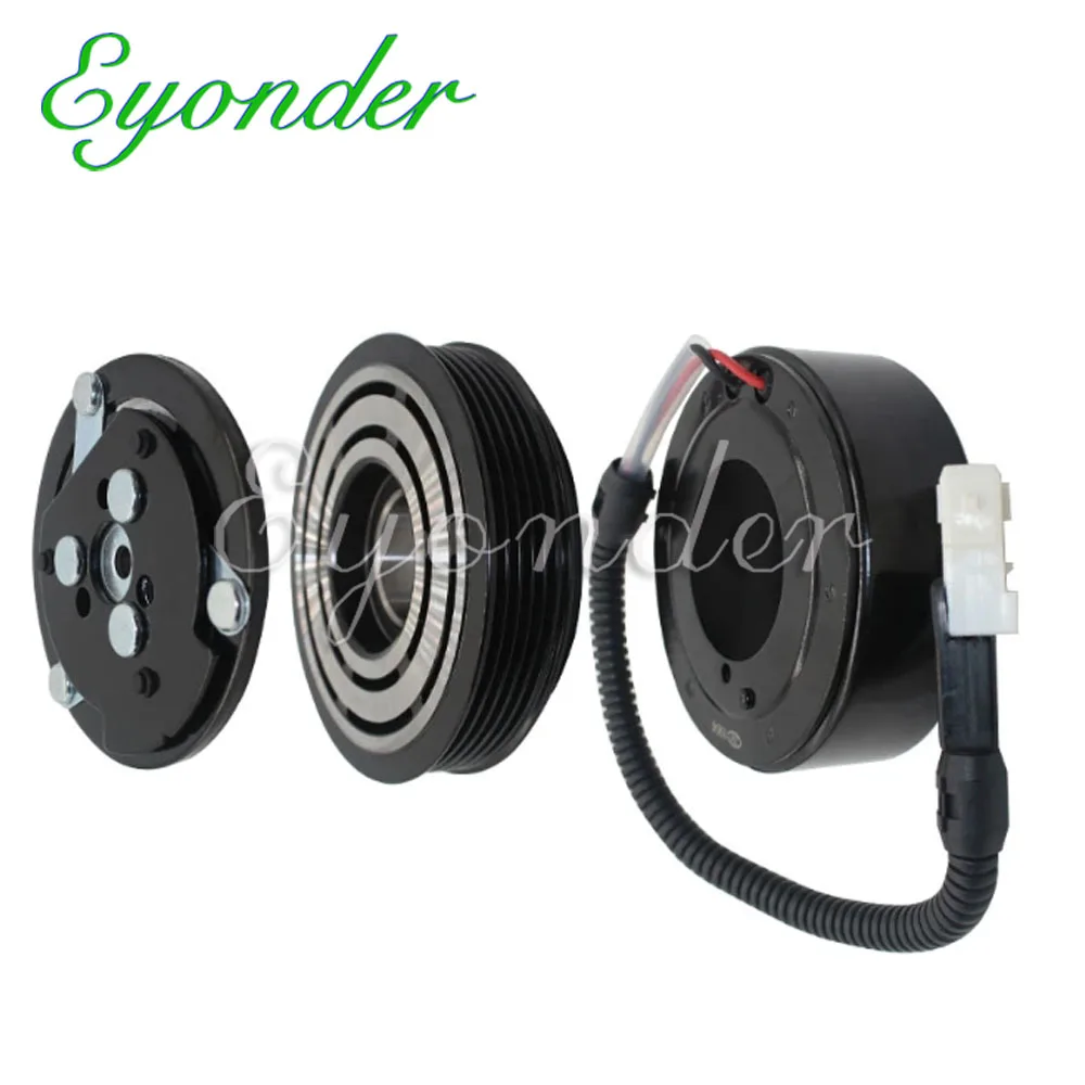 

AC Compressor Clutch Pulley for CITROEN SAXO BERLOINGO PEUGEOT 106 306 PARTNER 6453FS 6453JG 6453JK 9611111780 961111780 6453EH