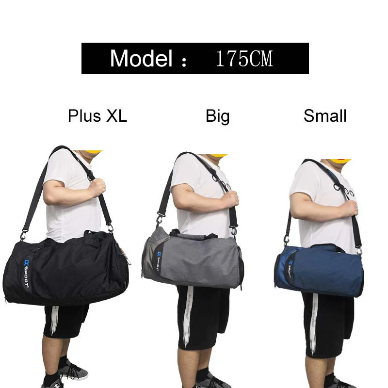 Bolsa gimnasio táctica XL resistente compartmentalizada seco húmedo - imagen 3