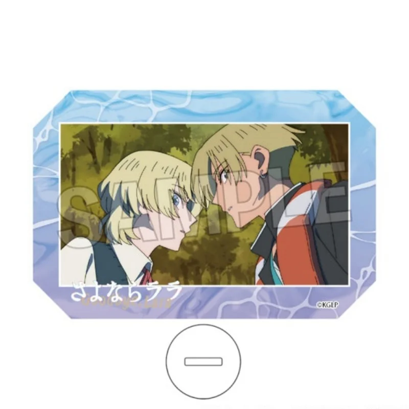 Desktop Ornament Gifts Anime Goodbye, Lara 10CM Acrylic Standing Sign Board Keychain Luca,Lara,Mari Otsu,Grace,Yoshiya Otsu