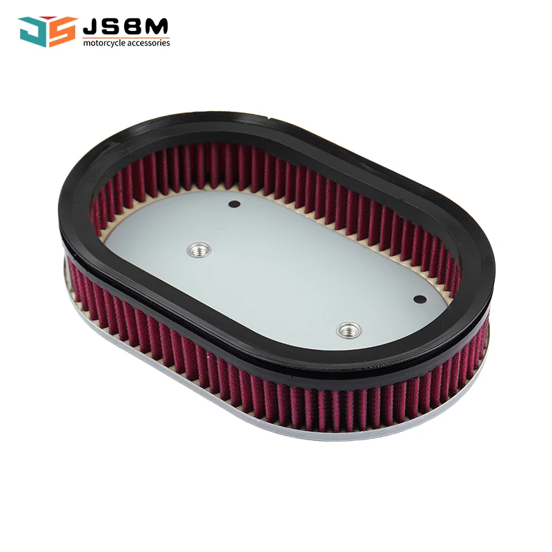 JSBM Motorcycle High Flow Air Filter For Harley Davidson XL883 XL883C XL883L XL883N XL883R Sportster Custom Low Iron Roadster