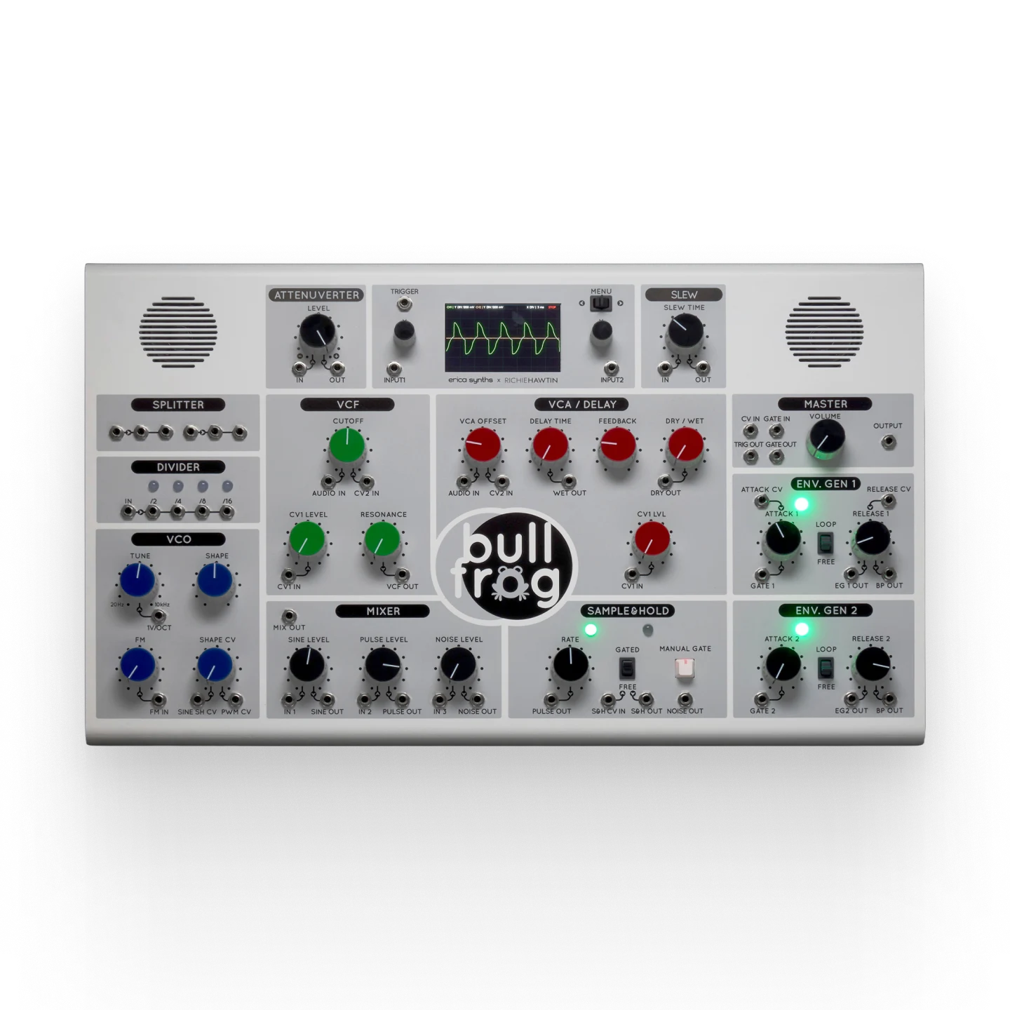 

Erica Synths Bullfrog XL, вычитание, синтезатор, образовательный синтезатор, обучающая машина