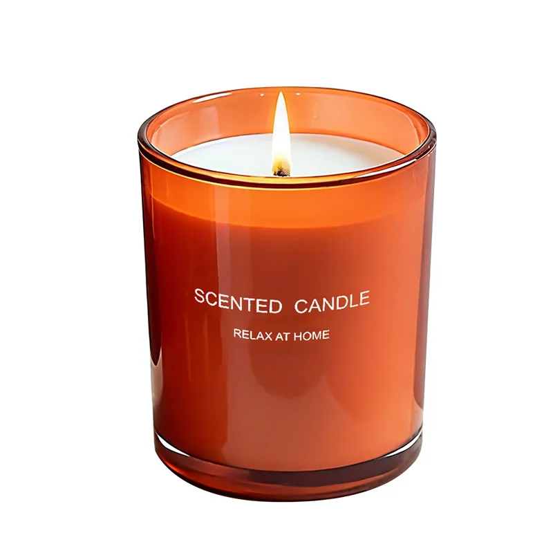 Colorful Glass Cup Wax, A Niche And High-end Bedroom Decoration, Smokeless Scented Soy Wax Fragrance Gift