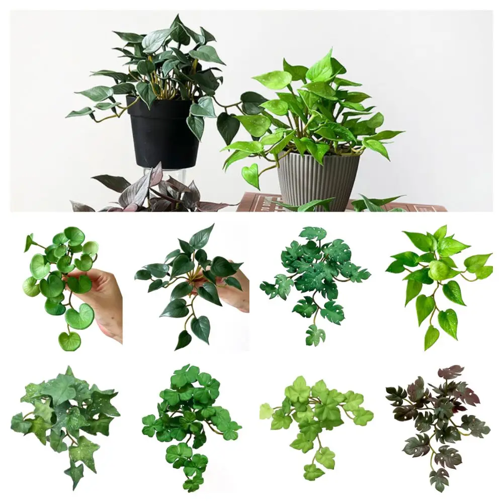 NEW Soft Glue Artificial Plant EVA Plants Wall Succulent Plants Leaves Green Home Office Simulation Bonsai Home Office