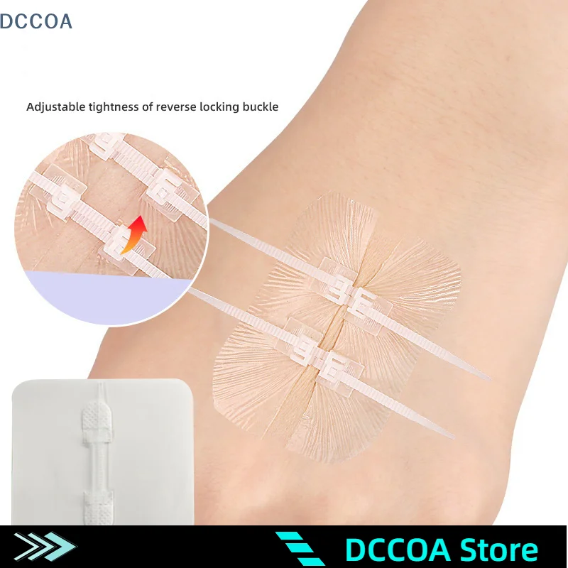 Zipper Band-aid Painless Wound Closure Device Suture-free Wound Dressing Patches Zip Suture Reducer Band Aid