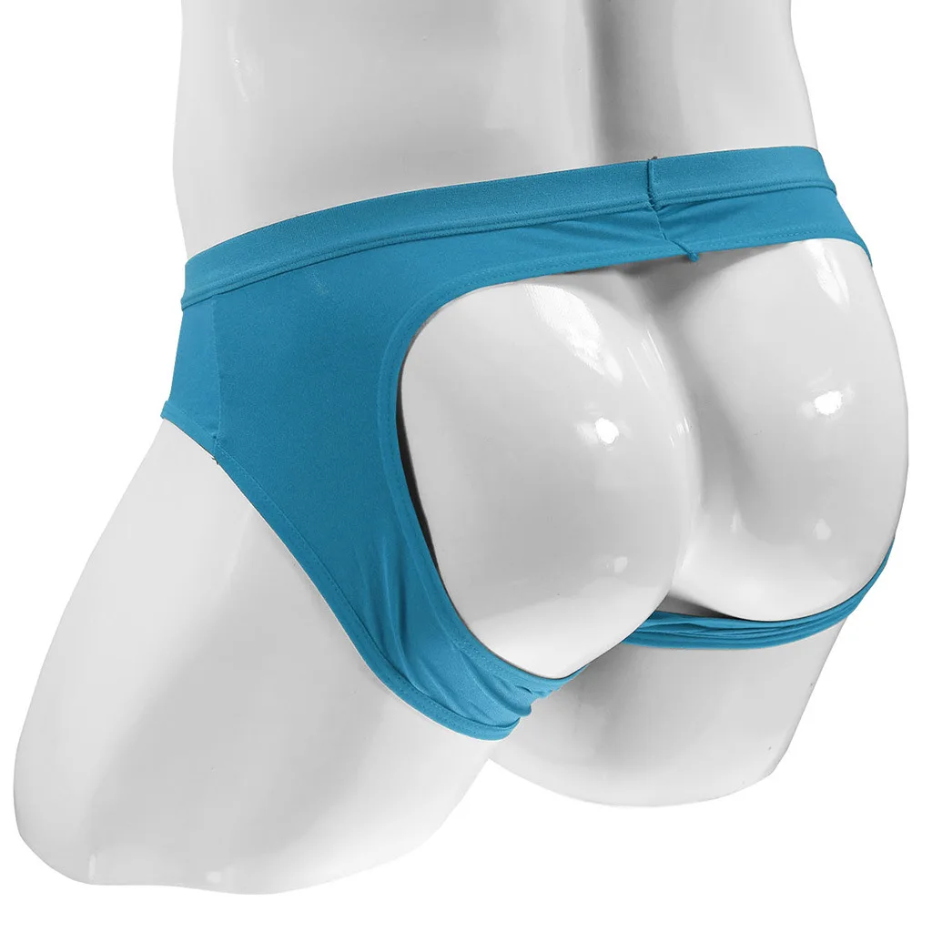 ملابس داخلية مثيرة للرجال بدون ظهر حزام رياضي مثير على شكل حرف U محدب ملابس داخلية مفتوحة للأرداف ملابس داخلية رفيعة بلون سادة مقاس حر ملابس داخلية إباحية