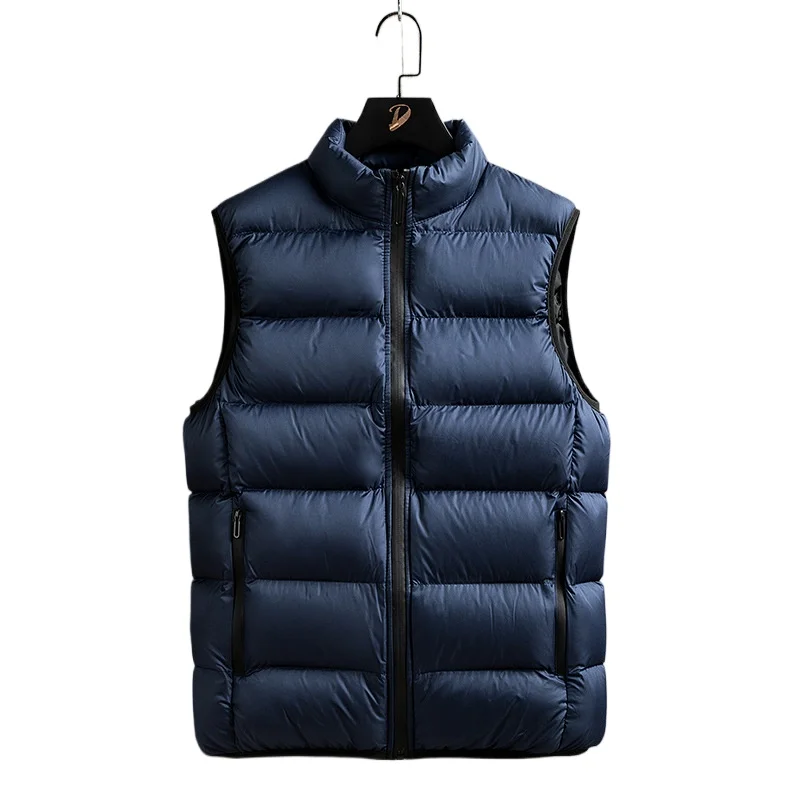 

Large Size Winter New Down Cotton Vest Men's Stand-up Collar Warm Large Size Vest M-7XL
