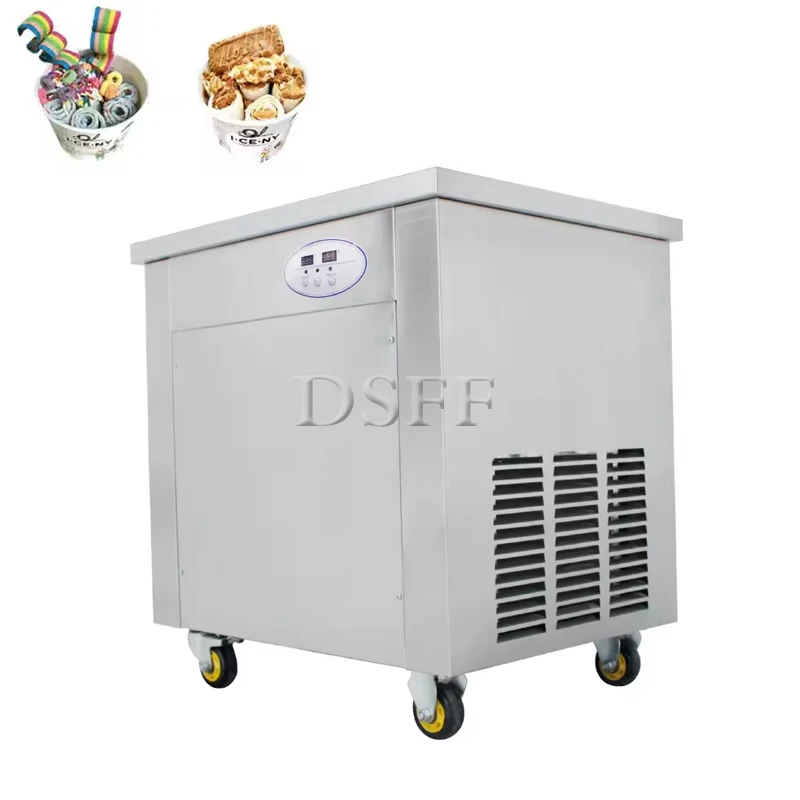 Multi Functional Dual Pot Ice Cream Roll Forming Machine, High-Quality And Durable Frozen Yogurt Roll Machine