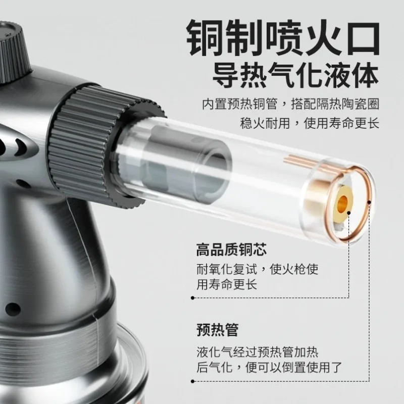 Upgrade copper pipe metal spray spray burning pig hair card   tank welding spray head baking