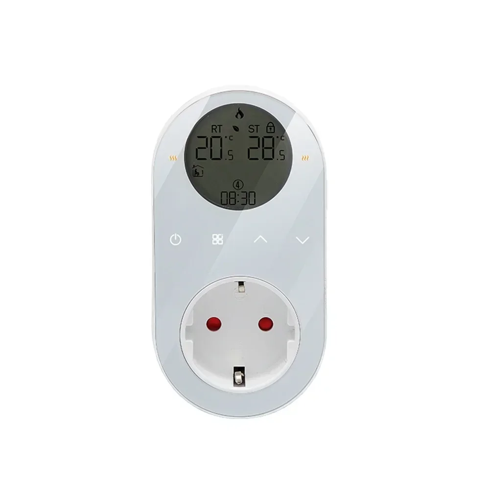 

WIFI Smart Temperature Controller Socket for Electric Heating and Cooling Systems with Advanced Programming Options