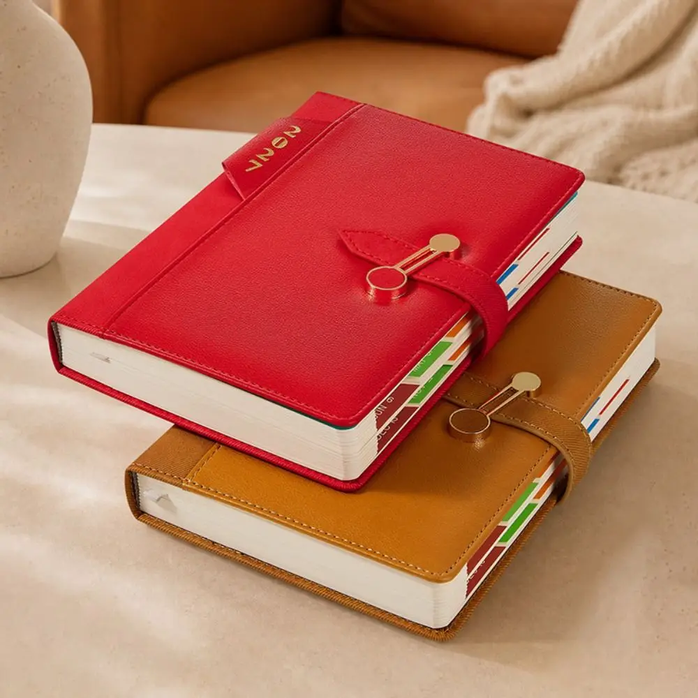 Wear-resistant 2027 Planner Agenda 400 Pages Hardcover Diary Notebook Efficiency A5 Size Annual Calendar Notebook Gift For Kids